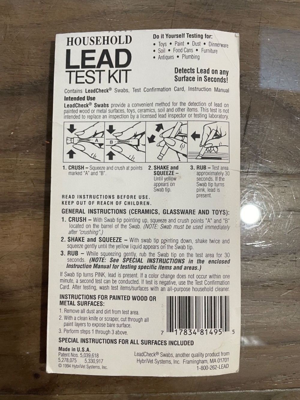 Household Lead Test Kit - Picture 5 of 5